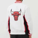 1992-1993 Chicago Bulls Warm Up White Jacket