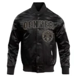 2023 NBA Denver Nuggets Finals Champions Satin Full-Snap Jacket