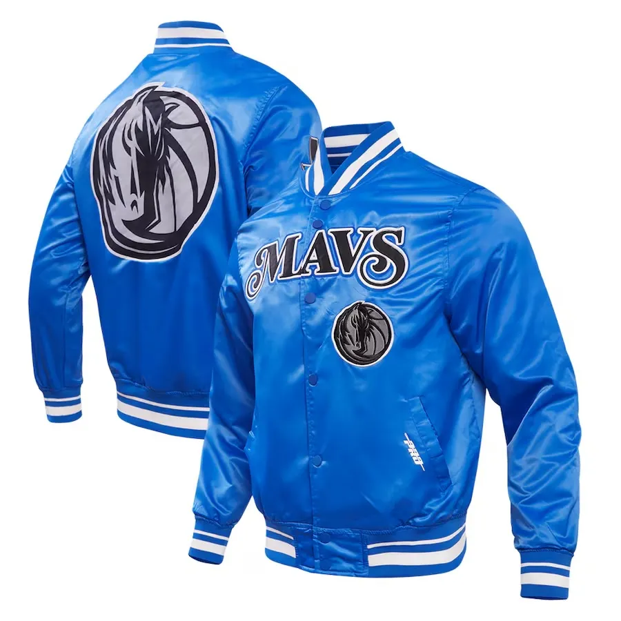 2024 City Edition Dallas Mavericks Royal Satin Jacket