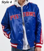 90’s NBA Detroit Pistons Starter Blue Jackets