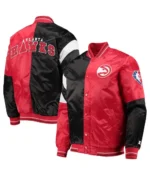 Atlanta Hawks 75th Anniversary Satin Full-Snap Jacket