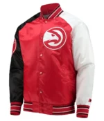 Atlanta Hawks Reliever Raglan Full-Snap Jackets