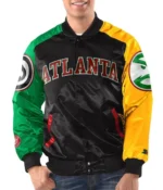 Atlanta Hawks Ty Mopkins Varsity Satin Jacket