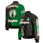 Boston Celtics 2024 NBA Finals Champions Leather Jacket