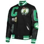 Boston Celtics Black Championship Jackets