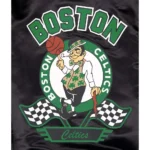 Boston Celtics Rally Drive 2024 Satin Full-Snap Jackets