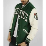 Boston Celtics Varsity Green and Off White Jacket