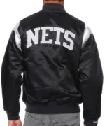 Brooklyn Nets Division Black Bomber Jackets