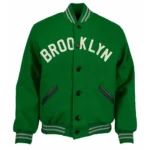 Brooklyn Nets Green Varsity Wool Jacket