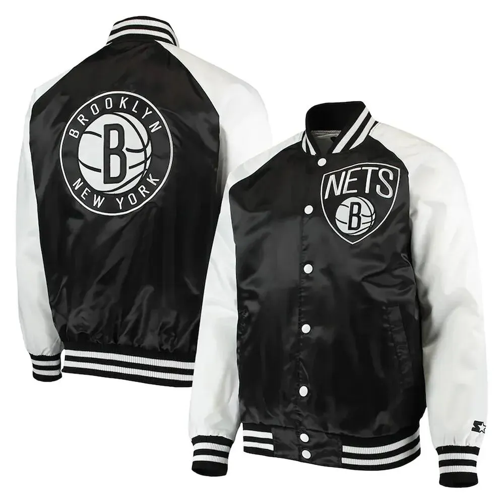 Brooklyn Nets Point Guard Satin Jacket