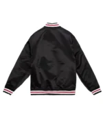 Chicago Bulls Champ City Satin Black Bomber Jacket