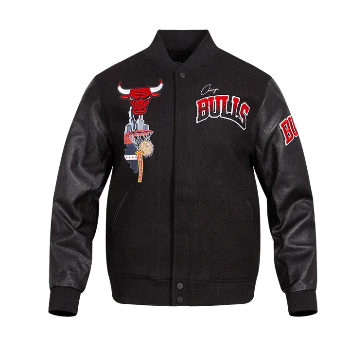 Chicago Bulls Home Town Wool Varsity Jacket