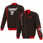 Chicago Bulls JH Design Full-Zip Bomber Jacket