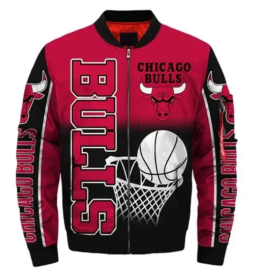 Chicago Bulls NBA Bomber Varsity Jacket