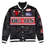 Chicago Bulls Rally Drive 2024 Satin Jacket