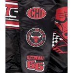 Chicago Bulls Rally Drive Satin 2024 Jackets