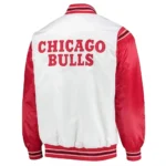 Chicago Bulls Renegade Full-Snap Varsity Satin Starter Jacket