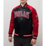 Chicago Bulls Tough Season Black and Red Satin Jackets