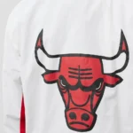 Chicago Bulls Warm Up 1992-1993 White Jacket