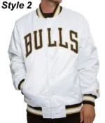 Chicago Bulls White Style 2 Jackets