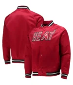 Classics Miami Heat Hardwood Red Jacket