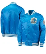 Dallas Mavericks Blue Starter Satin Jacket