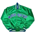 Dallas Mavericks NBA Green Satin Jacket