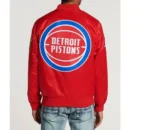 Detroit Pistons Big Logo Black Jacket