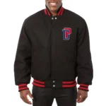 Detroit Pistons Black Wool Varsity Jacket