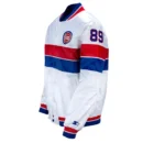 Detroit Pistons White Varsity Jacket