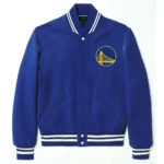 Golden State Warriors Royal Blue Varsity Jacket