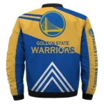 Golden State Warriors Yellow and Blue Bomber Jackets