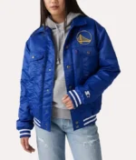 Levi’s X Starter Blue Golden State Warriors Jackets