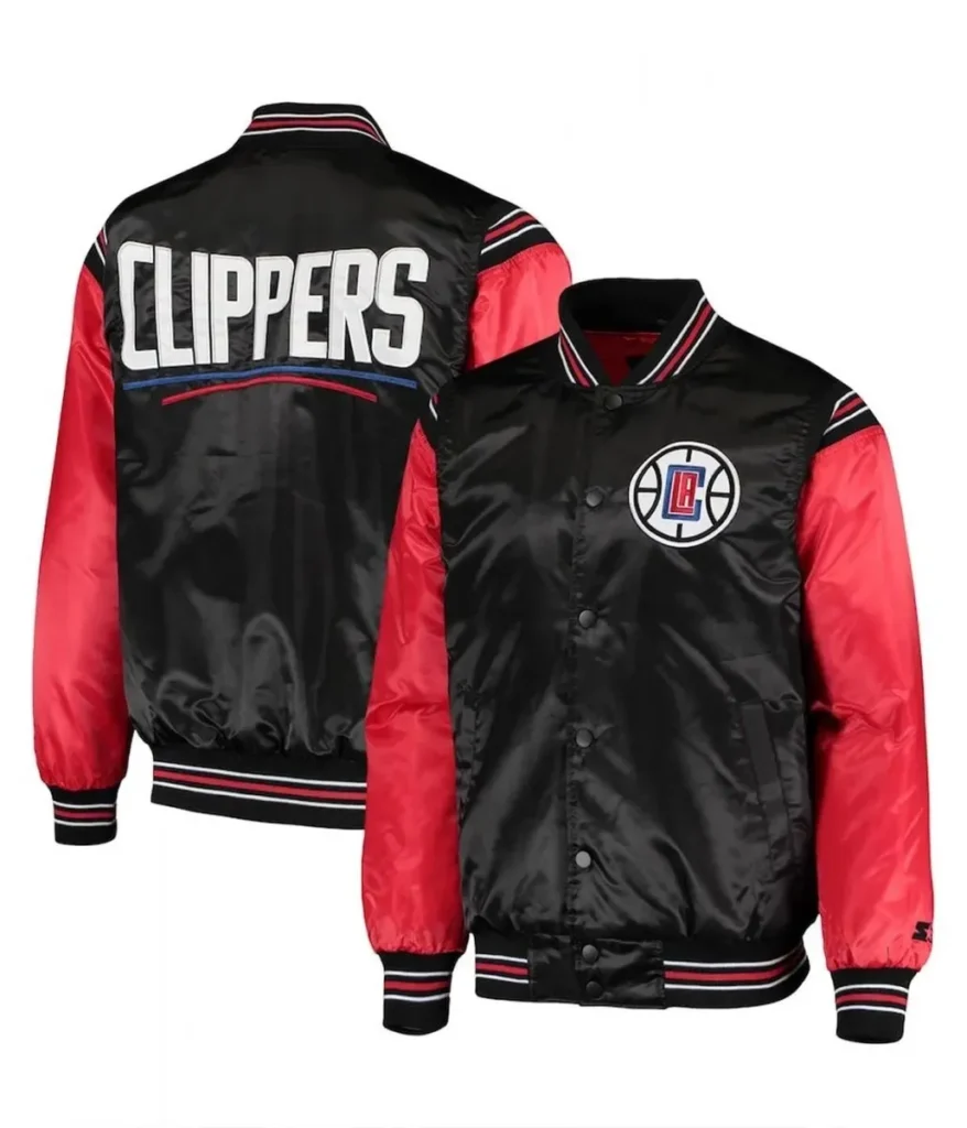 Los Angeles Clippers The Enforcer Satin Jacket