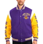 Los Angeles Lakers 17 Time Championship Varsity Jacket