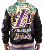 Los Angeles Lakers Black Championship Satin Jackets