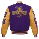 Los Angeles Lakers Kobe Bryant Mamba Letterman Varsity Jackets