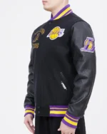 Los Angeles Lakers Retro Classic Rib Wool Jacket