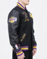 Los Angeles Lakers Retro Classic Rib Wool Varsity Jackets