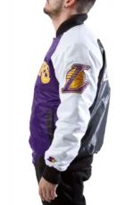 Los Angeles Lakers Tri-Color Varsity Satin Starter Jackets