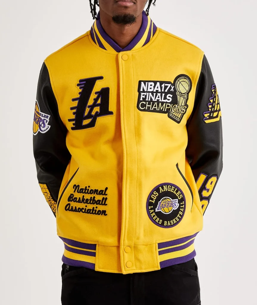 Los Angeles Lakers Varsity Yellow Jacket