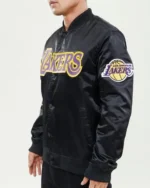 Los Angeles Lakers Wordmark Black Jacket