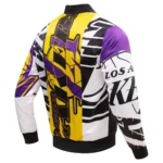 Men´s Los Angeles Lakers Mashup Satin Varsity Printed Jacket