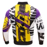 Men´s Los Angeles Lakers Mashup Satin Varsity Printed Jackets