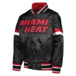 Miami Heat Black Home Game Satin Jackets