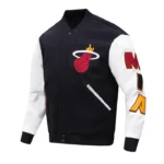 Miami Heat Classic Black Varsity Wool Jackets