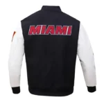 Miami Heat Classic Wool Varsity Black Jacket