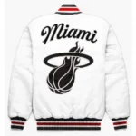 Miami Heat Exclusive White Satin Jackets