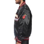 Miami Heat NBA Finals Champions Black Full-snap Jacket