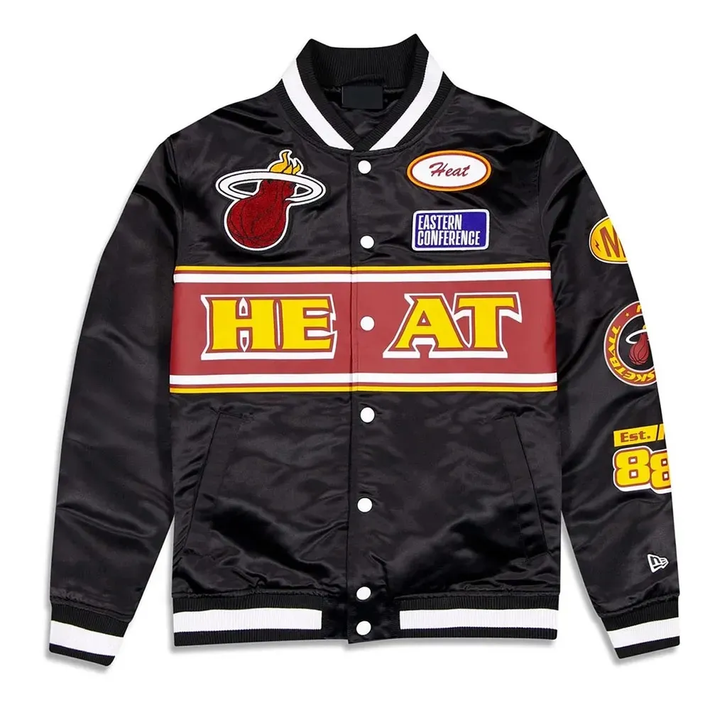 Miami Heat Rally Drive 2024 Satin Jacket